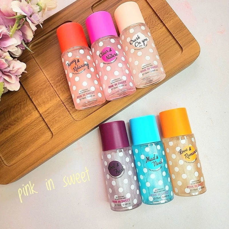 بادی اسپلش خالخالی Pink In Sweet اورجینال