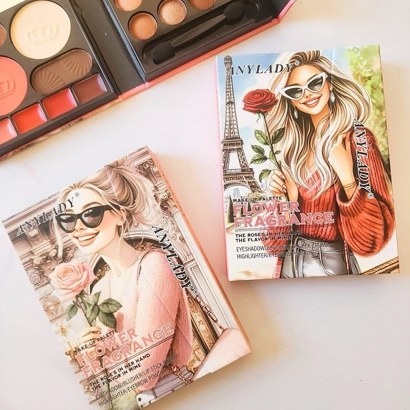 پالت سایه کیفی Flower fragance چندکاره برند آنلیدی