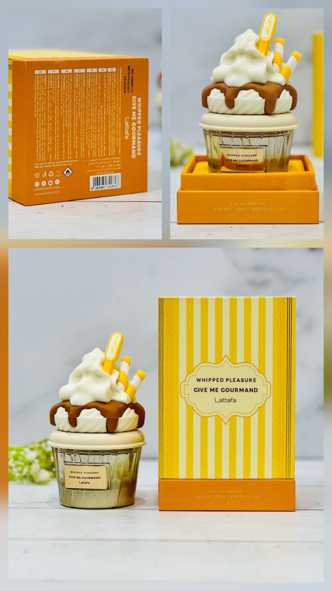 🍰  ادکلن لطافه بستنی بیسکویت ویپد پلیژر (Lattafa Whipped Pleasure)