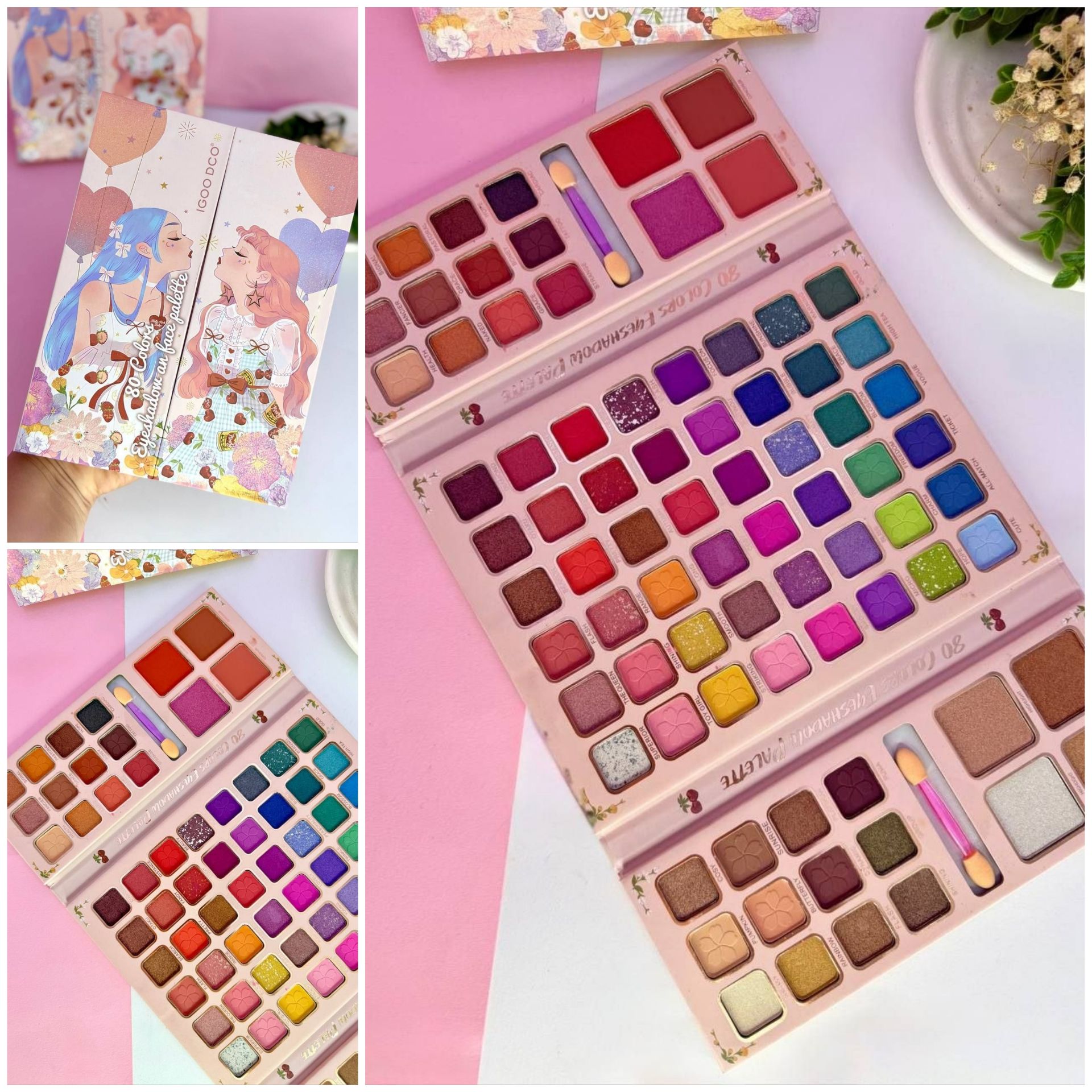 شارژ مجدد 😍   پالت سایه کتابی ۸۰رنگ