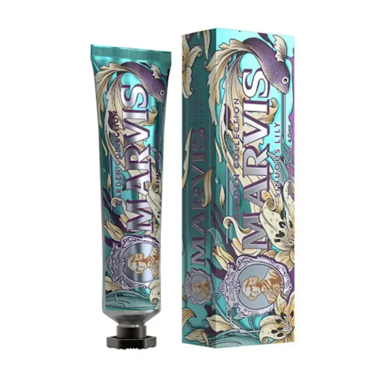خمیر دندان مارویس مدل Marvis Sinuous Lily Toothpasteسینوس لیلی 75 میل