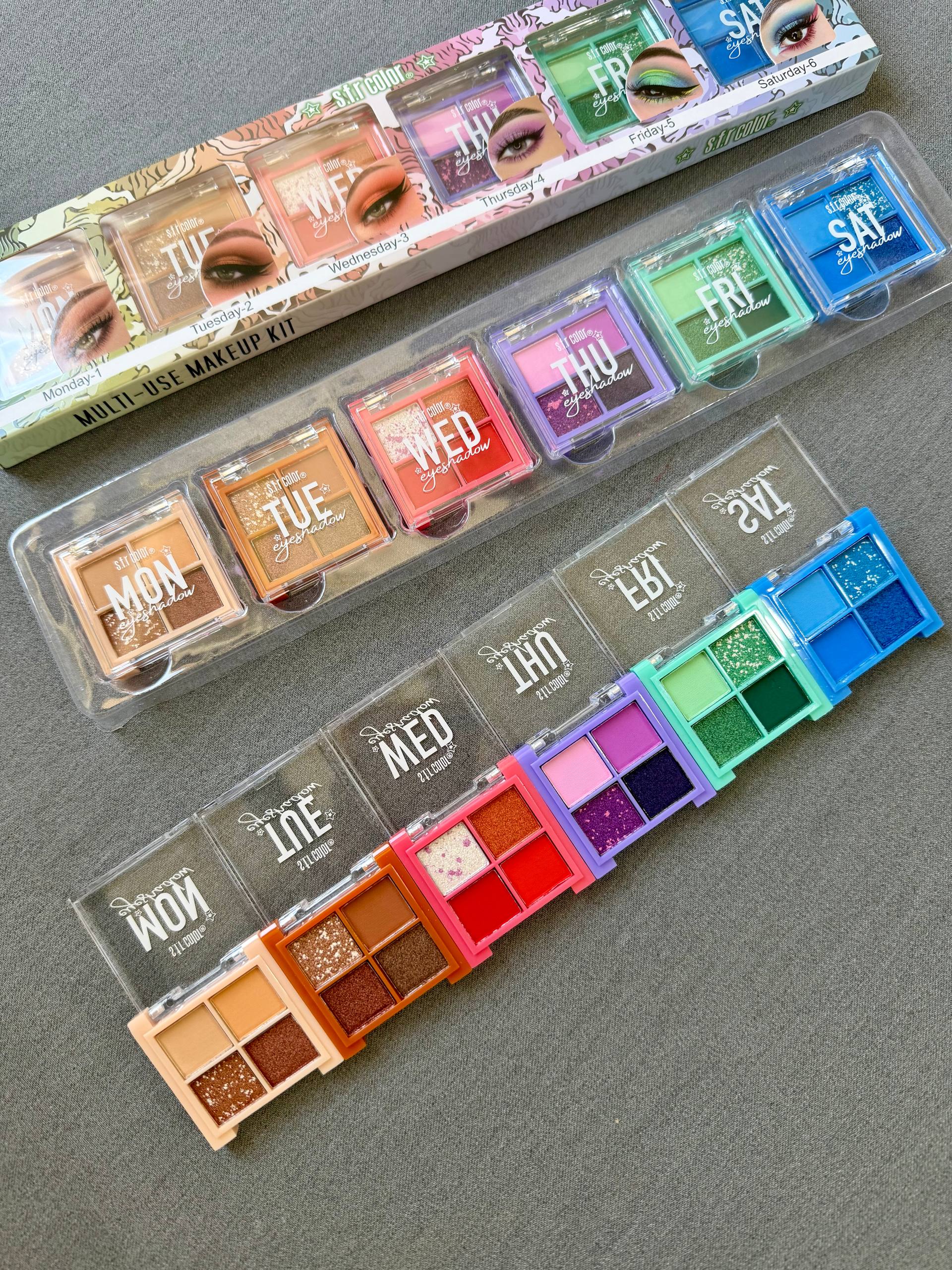 باکس پالت سایه چشم ۶عددی جیبی sfr color